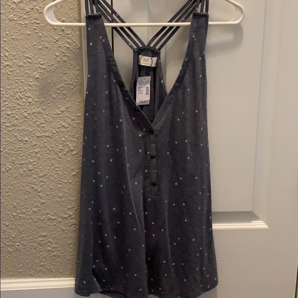 Maurices Henley tank top